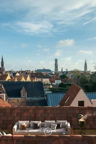 Verscholen in het hart van Brugge ligt een historische site die na jaren van leegstand een uitzonderlijke herbestemming krijgt. Een voormalig klooster maakt er plaats voor een nieuwe woonzone met een unieke signatuur. Het klooster wordt met respect voor het verleden omgevormd tot een klassevol woonproject, waarbij de originele erfgoedelementen op verfijnde wijze worden geïntegreerd in de hedendaagse architectuur. Het project omvat zowel appartementen en woningen als een exclusieve kapelloft. De privatieve tuin van 5.000 m² in het centrum van Brugge maakt van Karmel een werkelijk uniek geheel.<br /><br />Alle woonentiteiten worden afgewerkt met hoogwaardige materialen en er wordt sterk ingezet op duurzaamheid, onder meer via geothermische warmtepompen, zonnepanelen en regenwaterrecuperatie.<br /><br />Ook binnenin de appartementen wordt de karaktervolle sfeer van het klooster behouden. Voor elke woonentiteit werd een individueel interieurontwerp uitgewerkt waarbij kleuren, materialen en historische elementen in balans worden gebracht. Zo ontstaat een harmonieuze wisselwerking tussen erfgoed en modern comfort, wat deze appartementen uniek maakt binnen de stad.<br /><br />Dit appartement heeft een oppervlakte van 241 m² en beschikt over een terras van 46 m². Er zijn drie slaapkamers, twee badkamers en een ruime leefruimte met open keuken.<br /><br />Er zijn meerdere appartementen beschikbaar binnen het project. Mocht u meer informatie wensen, mag u ons altijd contacteren.<br /><br />Link naar website: https://www.karmelbrugge.be/