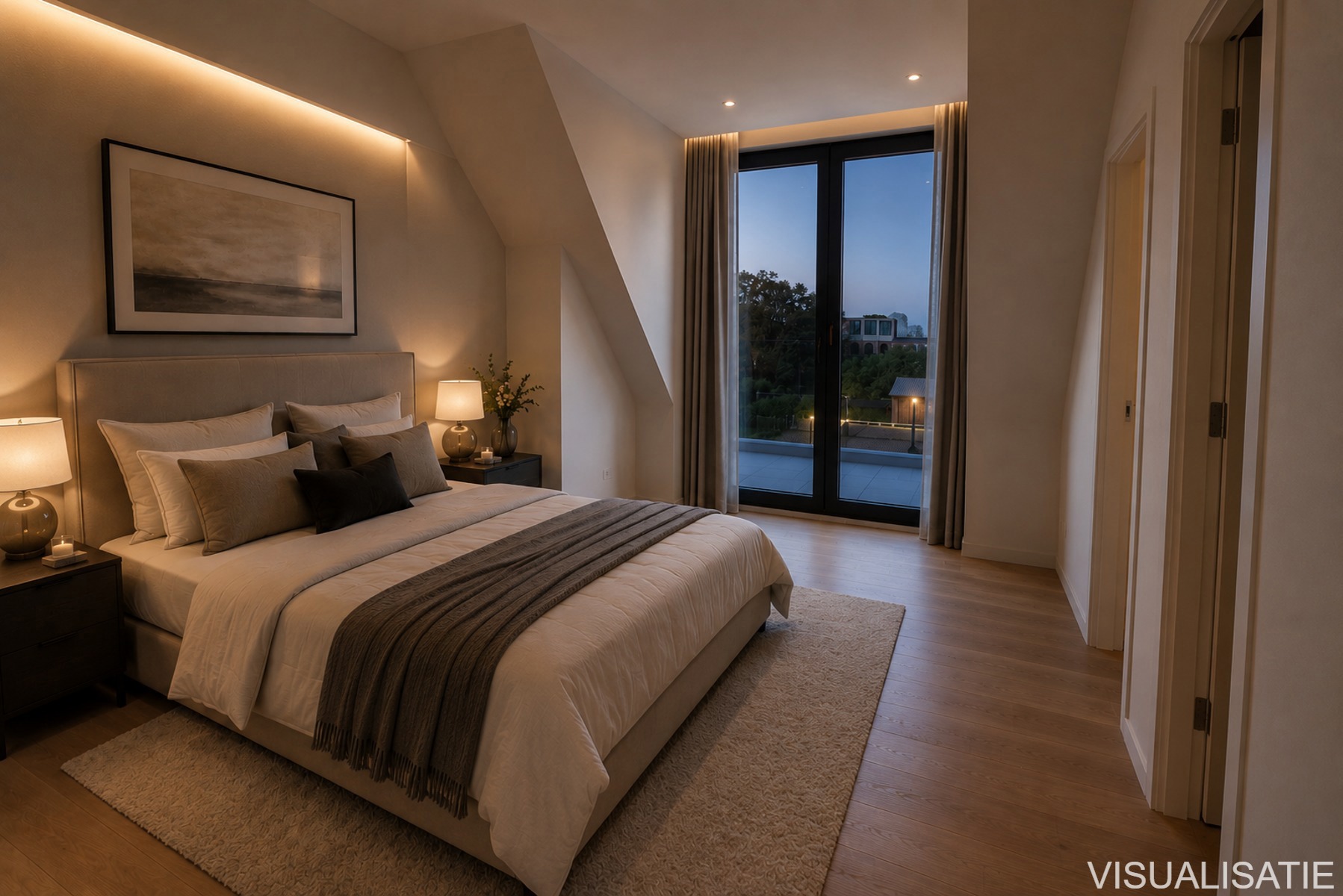 De Tram A3.1 - Penthouse van 181,50m² met 2 slaapkamers en terras met zicht op de Vrijheid. - foto 4