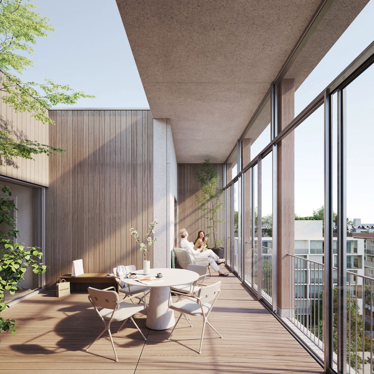 Penthouse met 2 slaapkamers en ruime terrassen op Nieuw Zuid - foto 1