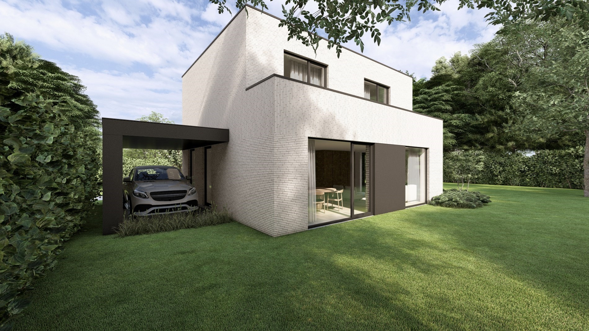 Moderne BEN-woning met bureel en grote tuin in Zomergem - foto 2