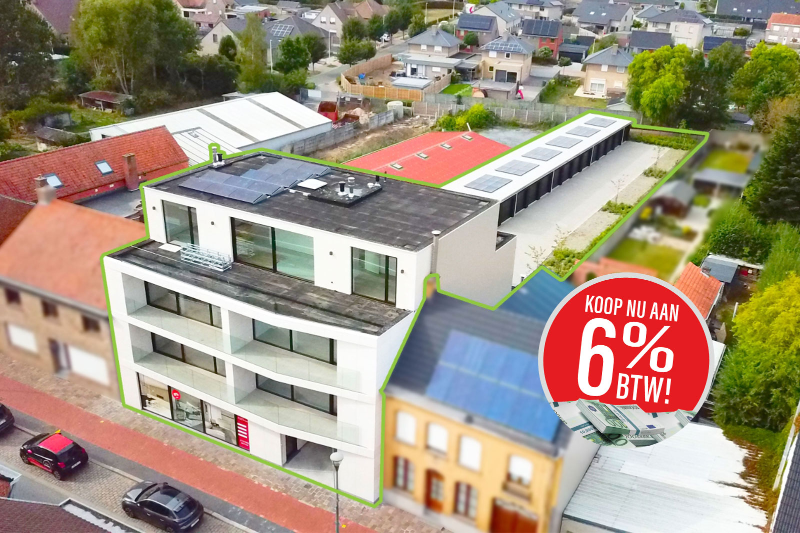 LUXUEUS AFGEWERKTE PENTHOUSE MET 2 SLPKS EN GROTE ZONGERICHTE TERRASSEN (98 M2) - foto 2