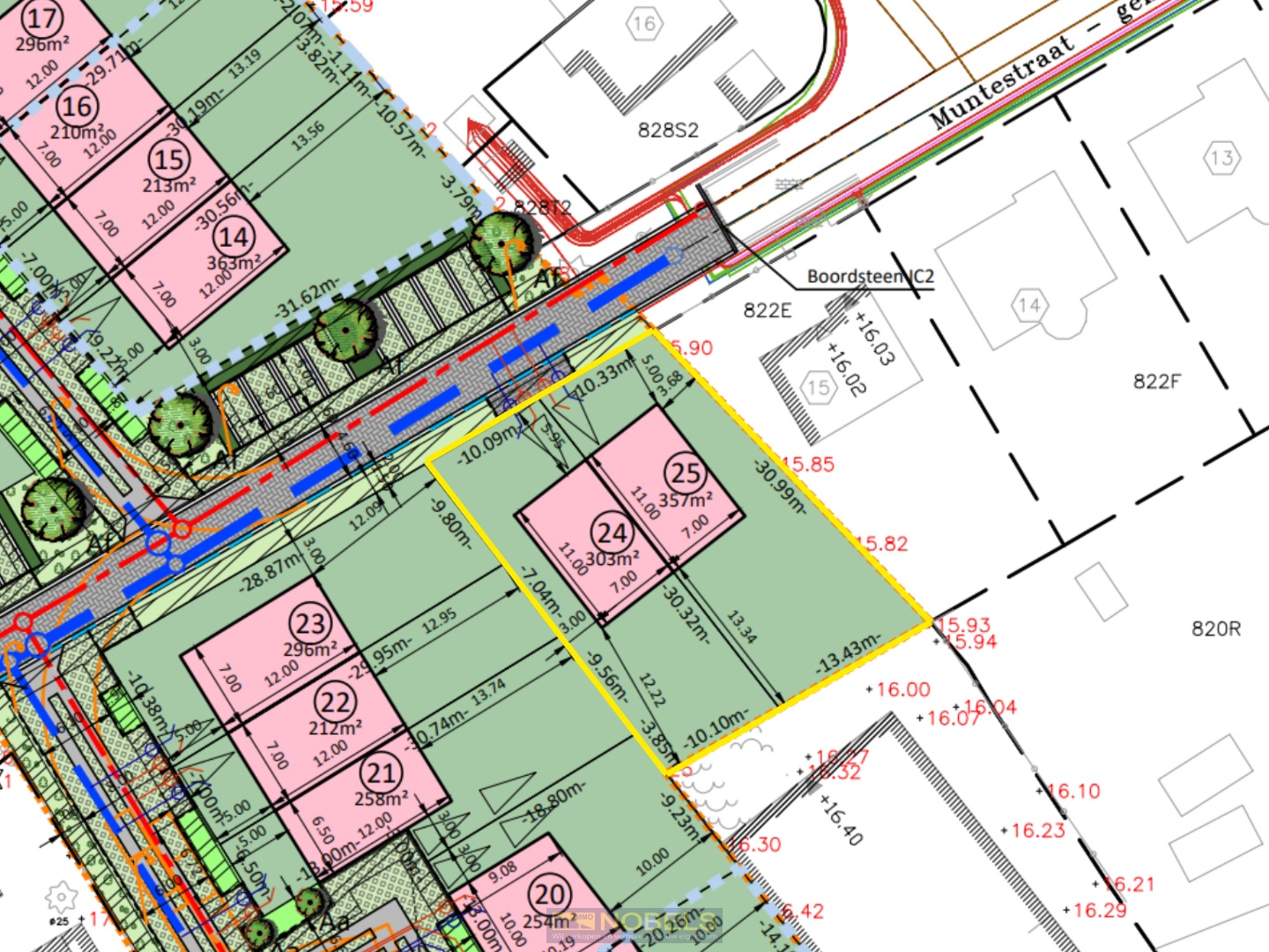 Te koop, 2 bouwgronden voor halfopen bebouwingen op rustige ligging te Oostkamp! - foto 1
