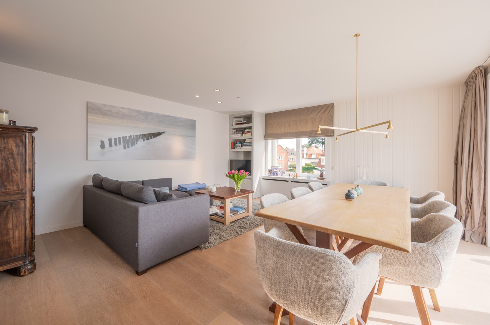 Ruim en comfortabel 3-slaapkamerappartement, gelegen op een uitzonderlijk rustige locatie in Duinbergen - foto 5