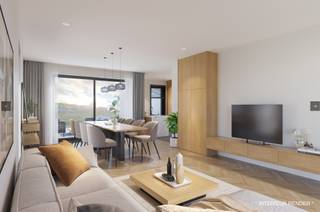 Voor meer info en foto’s, surf naar www.swevers.be – Ontdek deze stijlvolle halfopen nieuwbouwwoning in de Simone Reyndersstraat 13 (lot 21) in Heusden-Zolder. Met een bewoonbare oppervlakte van 144 m² combineert deze woning ruimte, comfort en een doordachte indeling. De lichtrijke leefruimte van 37,13 m² sluit naadloos aan op de volledig afgewerkte open keuken van 8,25 m². Bij een tijdige aankoop kunt u bovendien nog bepaalde materialen en afwerkingen mee kiezen. Via de leefruimte bereikt u het terras van 19,2 m², dat nog naar eigen smaak kan worden aangelegd. Dankzij de zuidoostelijke oriëntatie geniet u hier al vroeg van de zon. Op de verdieping bevinden zich drie ruime slaapkamers van 15,36 m², 12,15 m² en 10,80 m² en een volledig afgewerkte moderne badkamer. Buiten beschikt u over twee privatieve autostaanplaatsen. De woning wordt kwalitatief afgewerkt en voldoet aan de hedendaagse normen op vlak van energiezuinigheid en wooncomfort. De ligging is een extra troef, met scholen op 170 meter, openbaar vervoer op 500 meter, winkels en horeca op ongeveer 1 kilometer en de autosnelweg op slechts 1,5 kilometer. Ook natuur- en recreatiegebieden zoals Domein Bovy, De Wijers, Meyland en de Mangelbeekvallei liggen vlakbij. De totale prijs bedraagt € 453.750 inclusief btw. Een ideale keuze voor wie op zoek is naar een duurzame, instapklare woning met ruimte voor een persoonlijke toets. Voor meer informatie, bel 011 255 155. Bron bewoonbare oppervlakte: EPC – verslag.