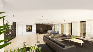 Gelijkvloers appartement 182m² met 3 slaapkamers, dressing, 2 badkamers en een privatief terras en tuin van 83,70m² gelegen in een nieuw project op een toplocatie in het hartje van Schoten. Op 50 meter van het marktplein en nabij alle winkels, openbaar vervoer, enz…<br />           <br />Dit project zal voorzien zijn van 7 ruime luxueuze appartementen met mogelijkheden van 121m² tot 182m².  Aan al deze appartementen zullen er zeer ruime zonneterrassen voorzien worden met oppervlakten van maar liefst 34m² tot 88m²!!<br />                                                                                             <br />De eeuwenoude Schotense dorpswoningen op de hoek van de Gelmelenstraat en Vordensteinstraat krijgen opnieuw hun oorspronkelijke functie. Exclusief wonen op een historische locatie met zicht op monument Gelmelenhof en met de wekelijkse markt handig vlakbij? Het kan binnenkort ! De werken starten in juni 2022. De verkoop is exclusief gestart door Verlat Immobiliën nv medio januari 2022.<br /><br />DEZE APPARTEMENTEN ZULLEN VOLLEDIG AFGEWERKT WORDEN MET HOOGWAARDIGE  MATARIALEN. De indeling en afwerking kan momenteel nog vrij bepaald worden door de koper indien deze uiteraard technisch uitvoerbaar zijn.<br /><br />Woordje uitleg over dit uniek project:<br />Zijde Gelmelenstraat 81-83:<br />“Van de twee als dorpsgezicht beschermde woningen in de Gelmelenstraat 81-83 zullen we de charmante gevels in ere herstellen. Tot en met het buitenschrijnwerk zullen ze er straks net zo uitzien als toen ze destijds gebouwd werden. Zelfs de originele slagluiken worden opnieuw geplaatst. In de ramen komt uiteraard isolerend glas. Het nieuwe dak zal gelegd worden met Boomse pannen zoals nu. Het Agentschap Onroerend Erfgoed gaf gunstig advies over dit restauratieproject. Binnenin worden het pareltjes vol hedendaags comfort en dat op een historische locatie in het centrum.”<br /><br />Zijde Vordensteinstraat 3:<br />Om de hoek in de Vordensteinstraat voorzien de bouwheer Van Gastel en architect Erik Block een volledige nieuwbouw met vijf appartementen. De totaal versleten en weinig waardevolle panden die er stonden, waren rijp voor de sloop, wat intussen gebeurd is met uiterste zorg voor de monumentale gevels. Tussen beide vrijstaande gebouwen komt de inrit naar de gezamenlijke ondergrondse parking voor acht auto’s en 28 fietsen.<br /> <br />“Het uitzicht van het volledig nieuwe gedeelte is bewust sober gehouden om niet in concurrentie te gaan met het historische gebouw van de Gelmelenstraat. De beschermde hoekwoning behoudt haar traditionele rode baksteen in de gevel. Voor het nieuwe stuk hebben we voor een niet-dominante lichte gevelsteen gekozen”, toont architect Erik Block op het ontwerp.