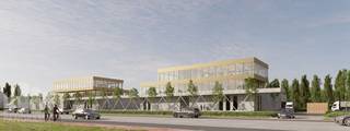 Dit <strong>nieuwbouwproject </strong>is gelegen vlak bij de op- en afrit van de <strong>E40 </strong>in Erpe-Mere en geniet van een uitstekende <strong>zichtbaarheid </strong>vanaf de steenweg. De site is daardoor bijzonder vlot bereikbaar voor klanten, leveranciers en medewerkers, en biedt bedrijven een sterke visibiliteit.<br />Het project omvat <strong>casco kantoorruimtes van 86 m² tot 249 m²</strong> en afzonderlijk aangeboden <strong>8 KMO-units vanaf 400 m²</strong>.<br /><br /><strong>Casco kantoor 240 m²</strong>
<ul>
<li><span>Afzonderlijk te koop, van 86 m² tot 249 m²</span></li>
<li><span>Inrichting en afwerking volledig vrij te bepalen</span></li>
<li><span>Privatieve parkeerplaatsen</span></li>
</ul>
Mogelijkheid tot bijkopen van KMO-units.<br />Een nieuwbouwproject op een zichtlocatie aan de E40 is een zeldzame opportuniteit in de regio.<br /><br />Voor bijkomende informatie, plannen of een vrijblijvend plaatsbezoek kan contact opgenomen worden met Gill via <strong>0477 06 30 30</strong>.