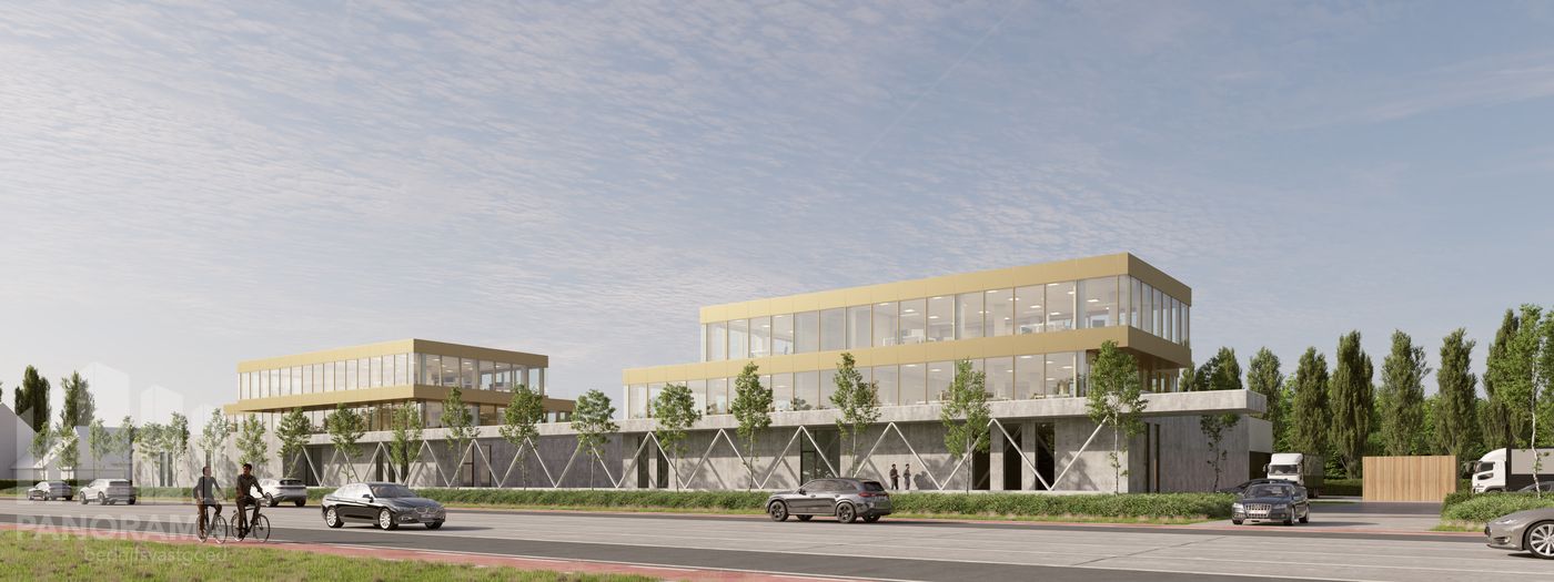 Nieuwbouw casco kantoor van 240 m² op zichtlocatie aan E40 in Erpe-Mere - foto 1