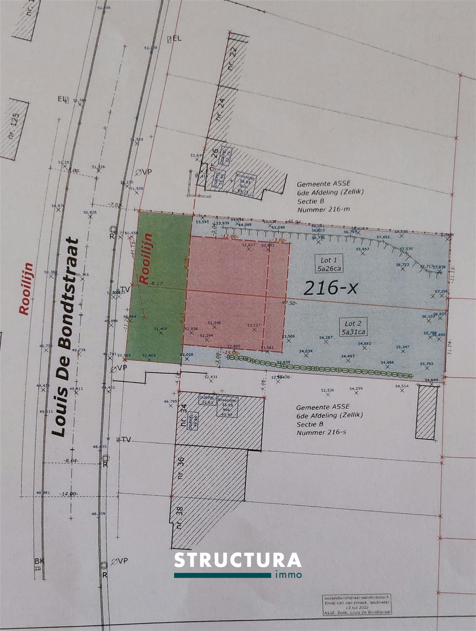 Bouwgrond te koop in Zellik - ideale ligging voor halfopen bebouwing - foto 4