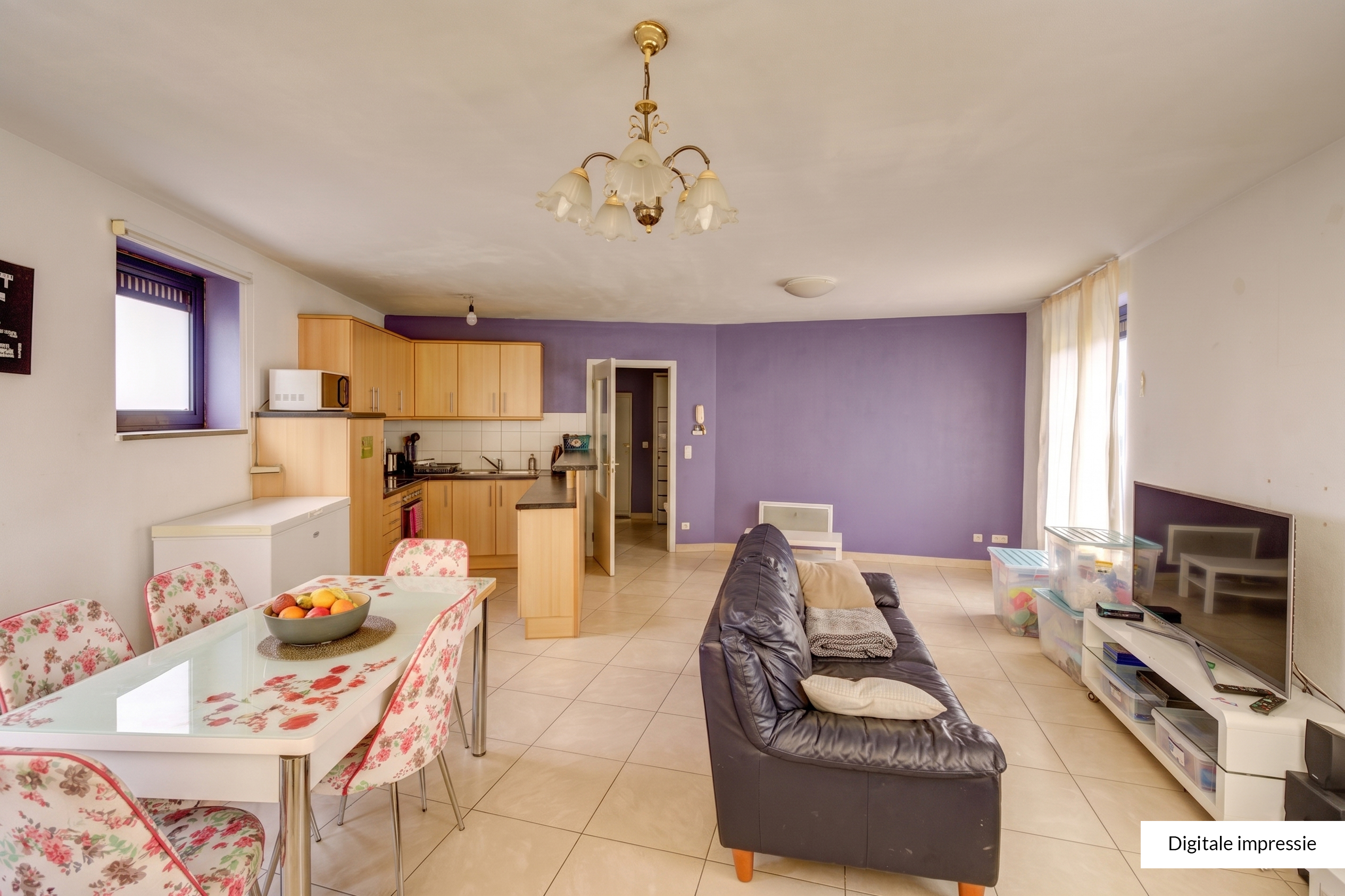 Strategisch 1 slk appartement V3 op het Zuid! - foto 3