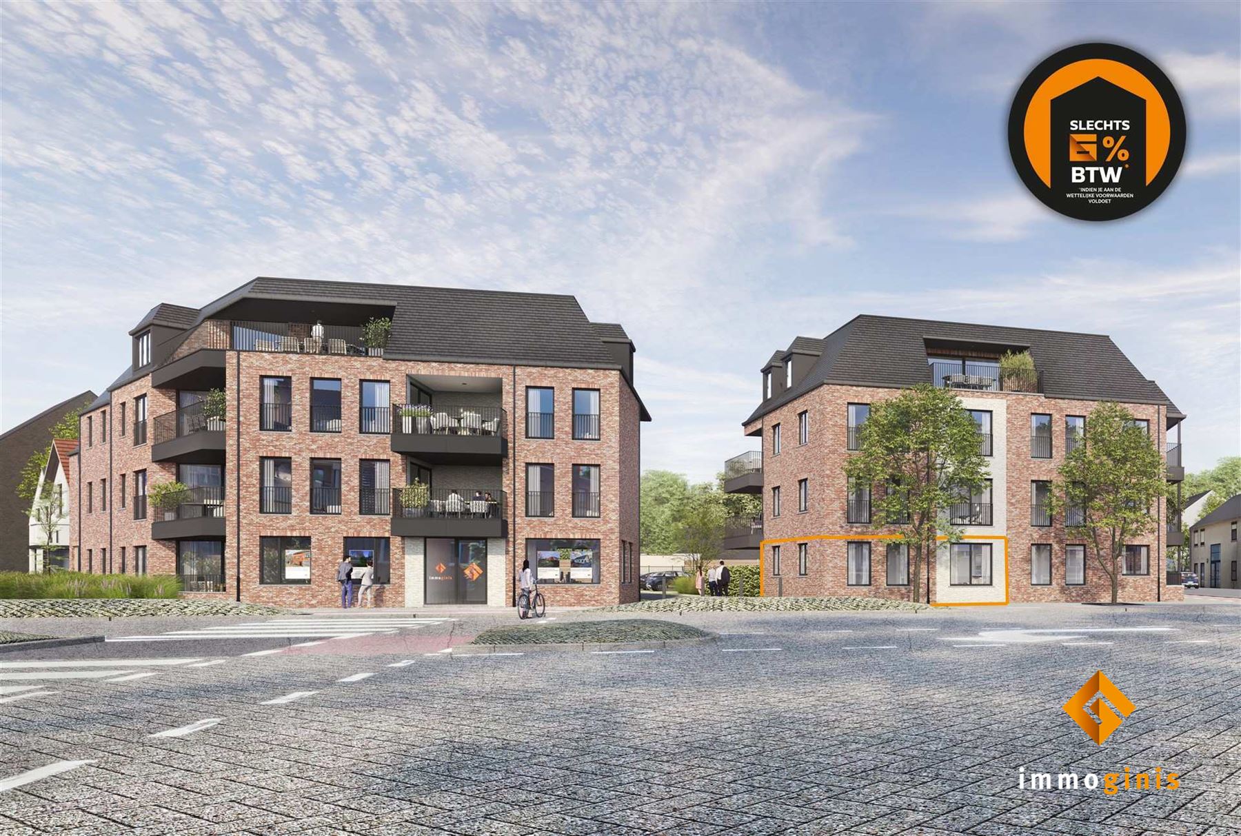 OPEN WERF! Gelijkvloers appartement met 2 slaapkamers en een gezellig tuintje.  - foto 2