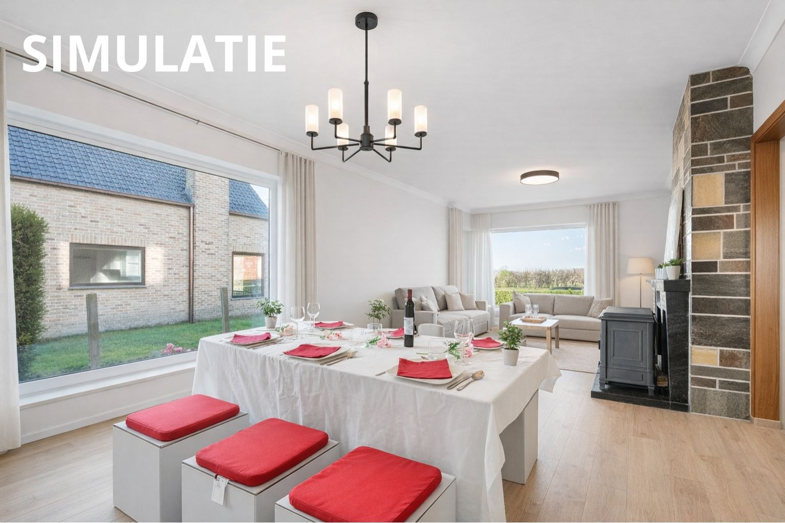 Te renoveren woning met prachtig zicht in centrum Anzegem - foto 4