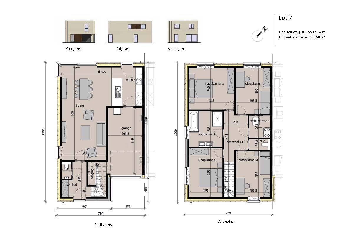 Energieneutrale halfopen bebouwing met 4 slpk - foto 3