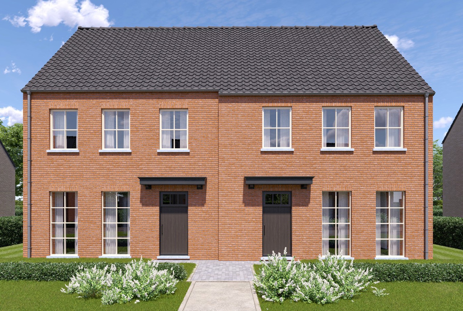 HOB (3slk) van 168m² met ZW-terras, tuin en carport - foto 1