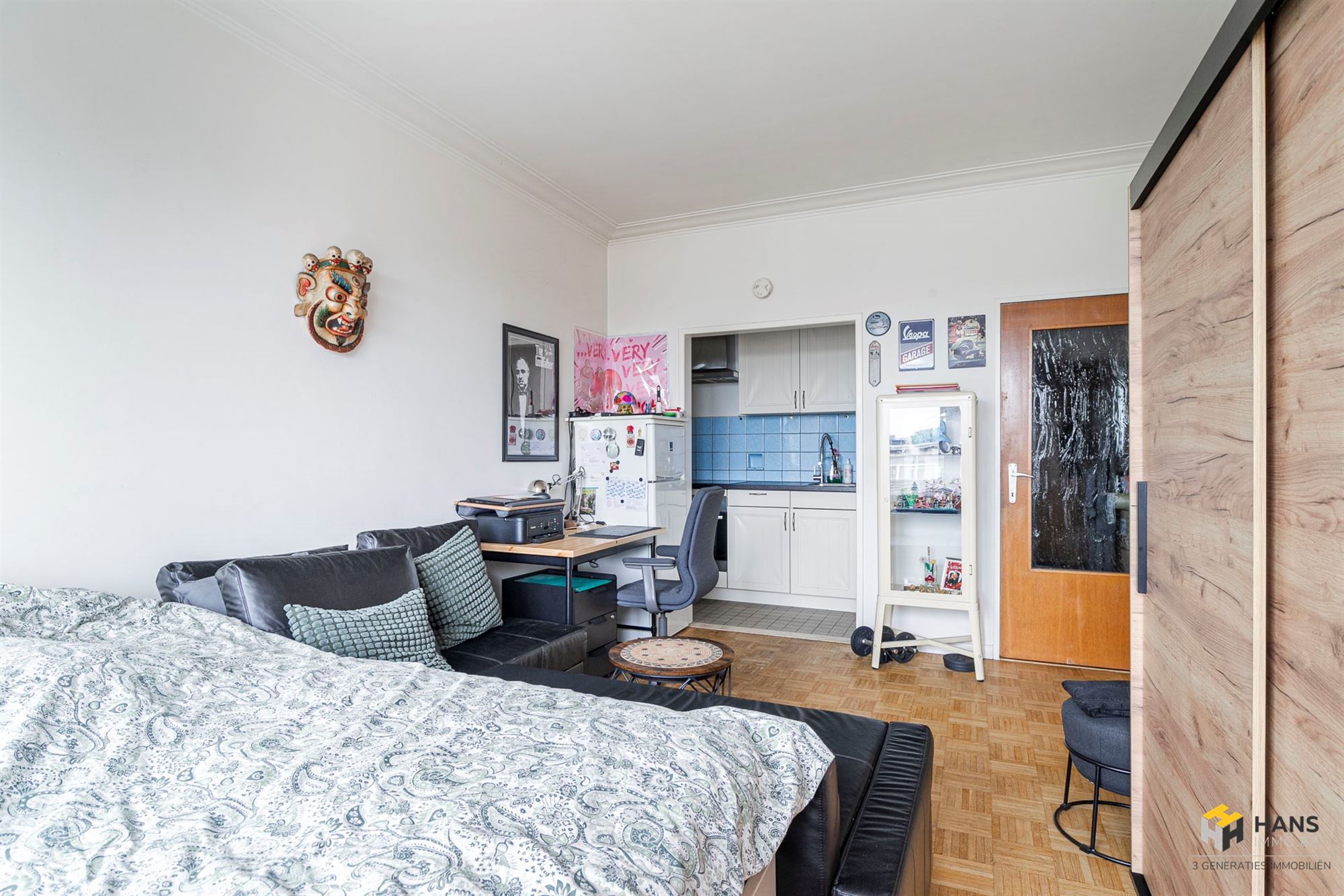 Verzorgde studio (36 m²) in Antwerpen (2018). - foto 3