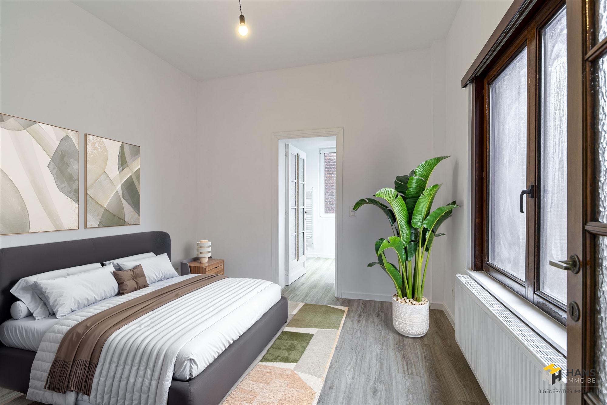 Gerenoveerd appartement (95 m²) met 3 slaapkamers in Borgerhout. - foto 3