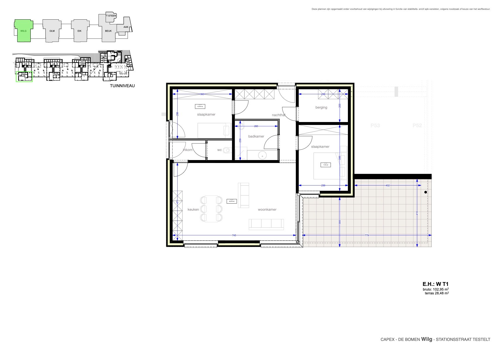 Ruim appartement 2 slpk met prachtig terras - foto 2