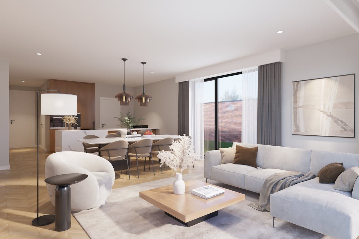 New construction project in Genk with 3 houses and 5 apartments - photo 3