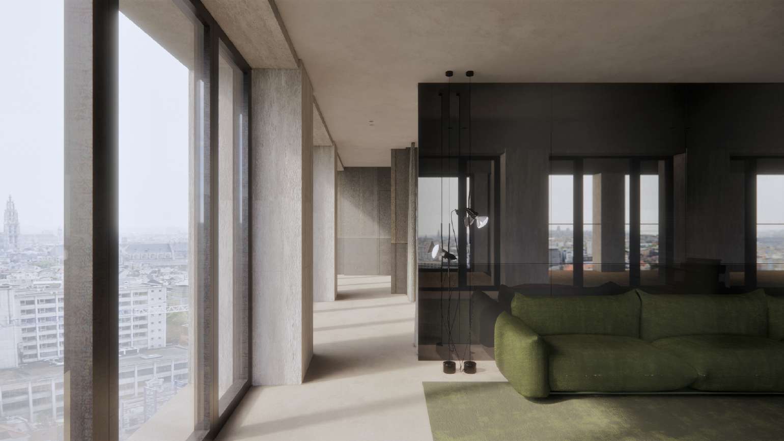 Luxe loft met uitzicht Schelde en skyline Antwerpen - foto 5