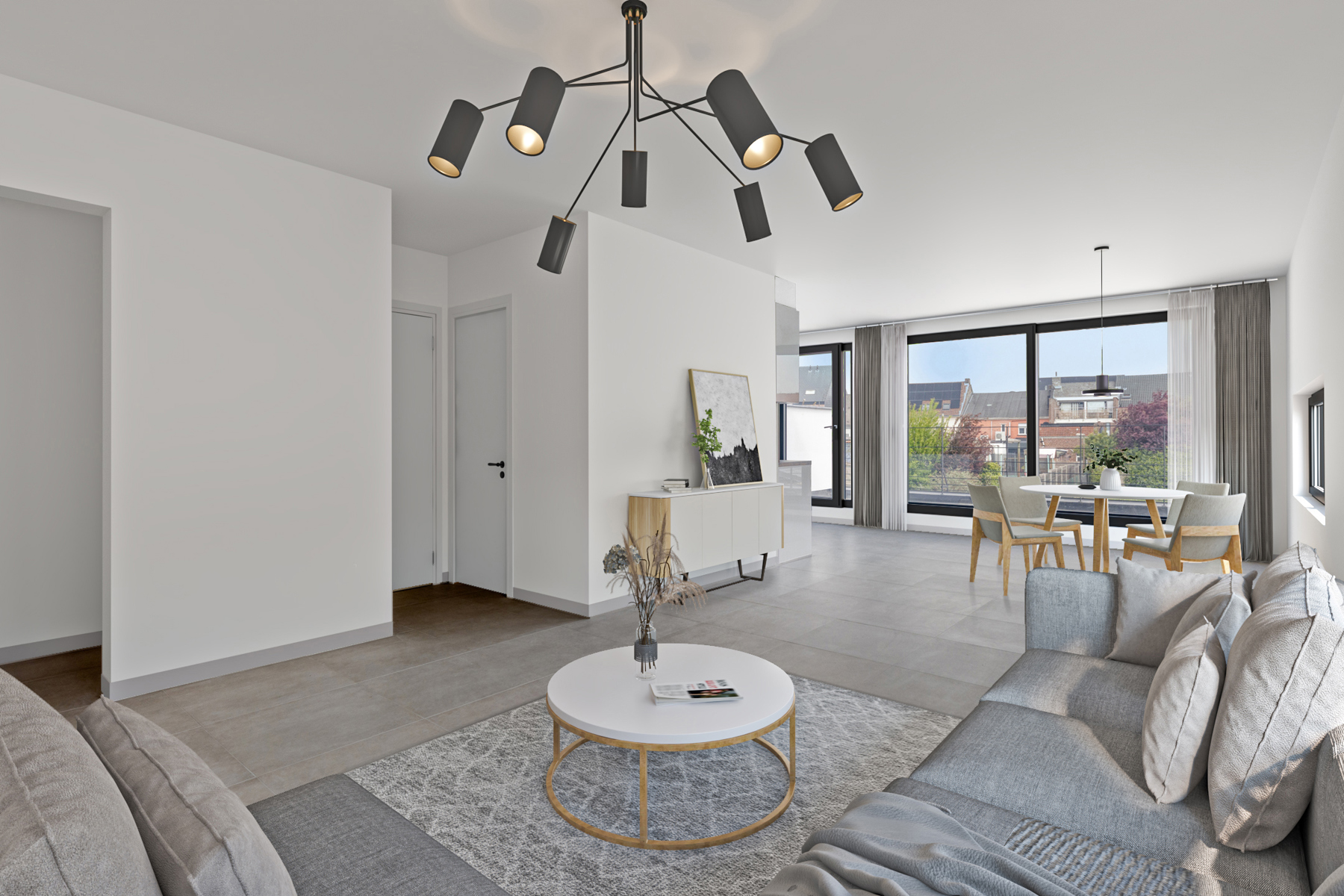 Nieuwbouw duplex appartement met ruim terras in het centrum - foto 3