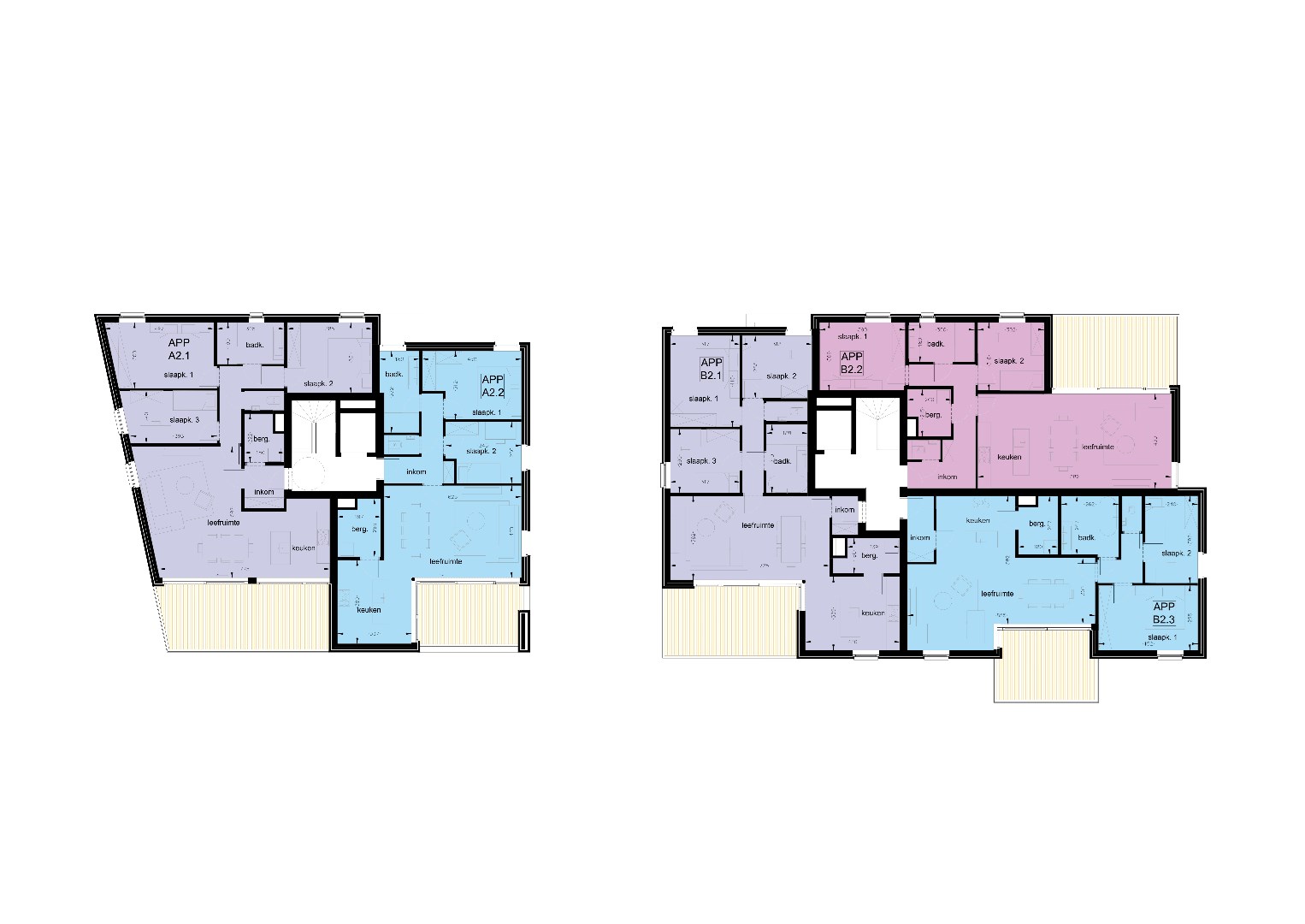 Nieuwbouwappartement met twee slaapkamers en terras van 18,20m² - foto 5