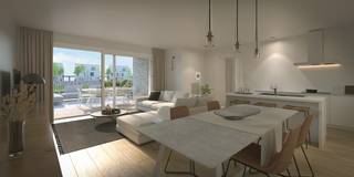 Met 32 exclusieve appartementen biedt Residentie Hagelberg een ideale thuisbasis voor zowel bewoners als investeerders.<br />Dit gelijkvloerse appartement  ( C0.2 = 93m²) met riant zuidwest gericht en deels overdekt terras van 48m²(!) omvat:<br />inkomhal met vestiaireruimte, ruime berging, living met open keuken voorzien van ingebouwde toestellen, apart hangtoilet, 2 slaapkamers, badkamer met douche en badmeubel met dubbele lavabo.<br />Volledige en nog vrij te kiezen binnenafwerking tot en met de laminaat in de slpks. <br />Uiterst energiezuinig ( E10 = A-Label ) dankzij zonnepanelen ( energiedelen) , warmtepomp met vloerverwarming(+koeling) en ventilatiesysteem D.<br />Ondergrondse staanplaatsen en kelderbergingen welke mee dienen aangekocht te worden.<br />Gelijkvloerse afsluitbare fietsenstalling en lift zijn voorzien. De werken zijn gestart.<br />Gelegen in een rustige omgeving met een centraal park en gelegen bij alle voorziening in handbereik en vlotte verbinding A12 combineert Residentie Hagelberg het beste van twee werelden.<br /><br />Prijs excl. btw en kosten. Download de brochure op https://durabrik.immo/berendrecht<br />Heb je vragen of wil je een bezoek brengen aan de site? Contacteer dan je bouwadviseur via 09 280 60 60 of mail naar info@durabrik.be.<br />De beelden en oppervlaktes zijn indicatief.