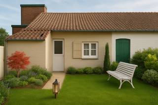 Jolie maison – idéale comme première habitation ou investissement intéressant. Disposition: agréable séjour avec cuisine ouverte, une chambre et...
