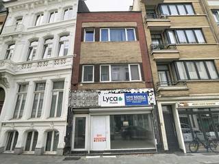 This commercial property for sale in Antwerp offers an excellent opportunity for entrepreneurs. Located in the lively Dambruggestraat in Antwerp, this commercial space for sale enjoys optimal visibility thanks to its wide window.<br /><br />Layout:<br />- open commercial space<br />- cold store<br />- kitchen<br />- bathroom<br />- storage space on the first floor<br /><br />Advantages of this property:<br />- excellent commercial location in the Dambruggestraat with a lot of passage all the time<br />- large windows that provide maximum visual exhibition and light<br />- convenient accessibility near the station, the center and major access roads<br /><br />Are you interested in an apartment, house or business for sale in Borgerhout? Don't hesitate to contact us. <br />If you would like to sell your own property, please contact us for a free estimate, by phone at 03/206.76.76 or by email to antwerpen@dewaele.com.<br /><br />You can also always come to us for all other questions about real estate!<br /><br />Register of measures: no<br /><br />These AI visualizations are intended as inspiration. No technical specifications, urban planning regulations, or concrete realization possibilities were taken into account.