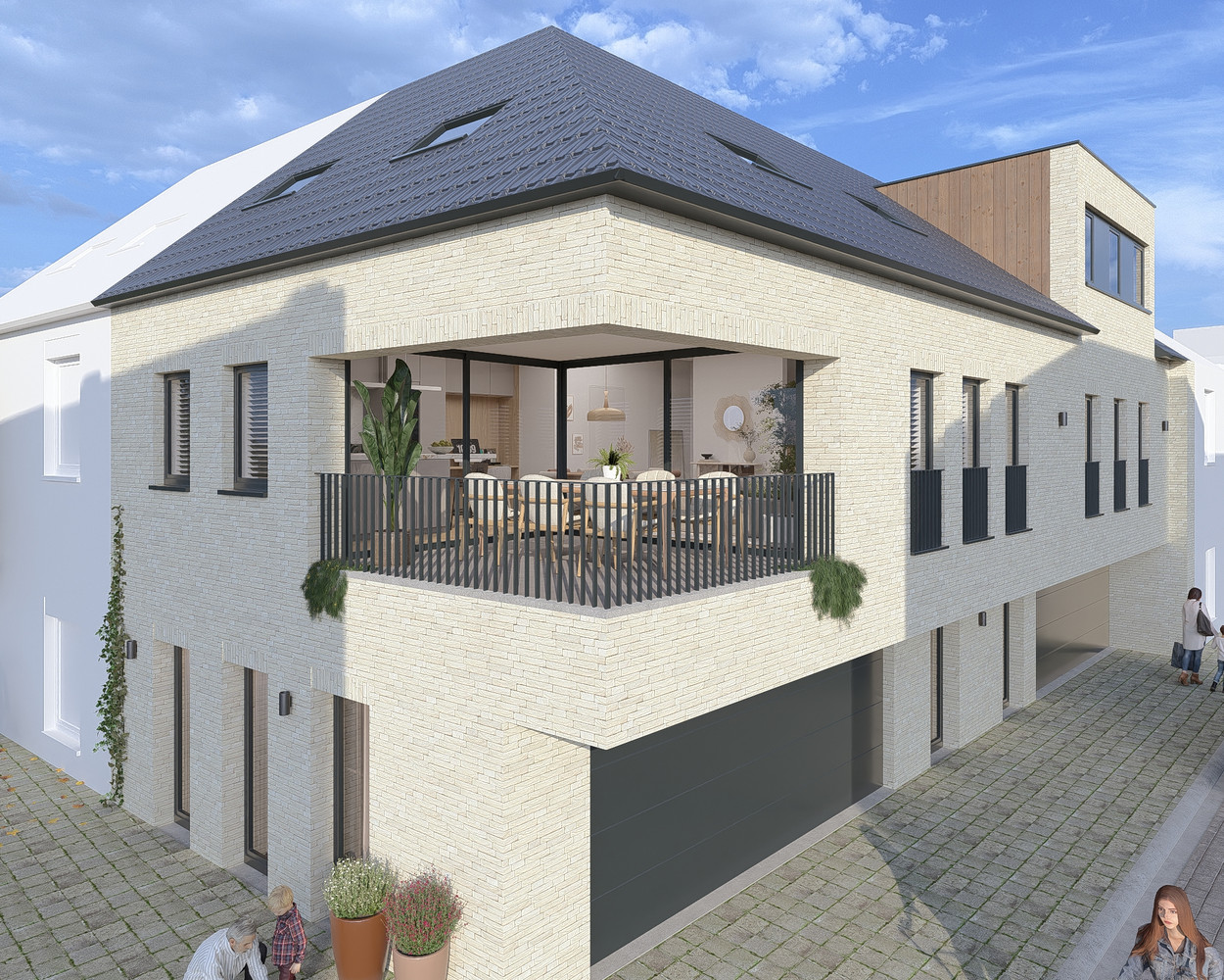 Projectgrond voor de oprichting van twee woningen in het centrum van Wingene. - foto 3