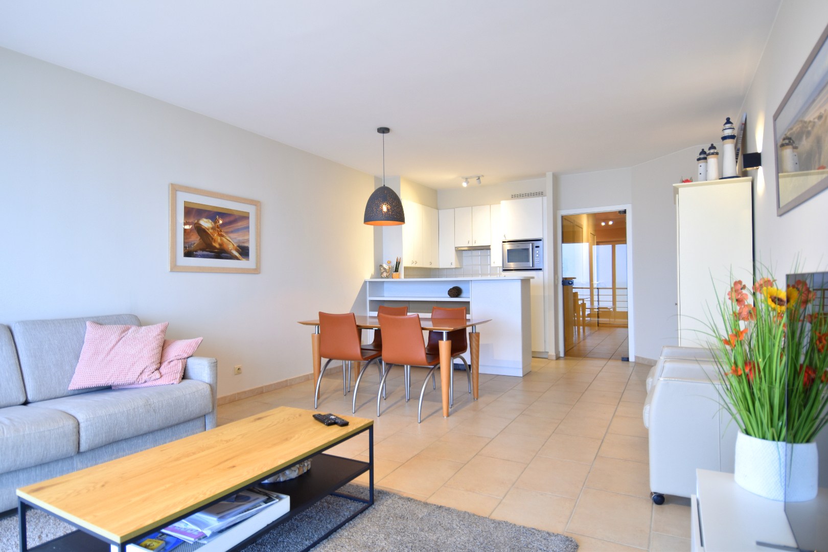 Appartement met frontaal zeezicht op de zeedijk in Nieuwpoort - foto 4