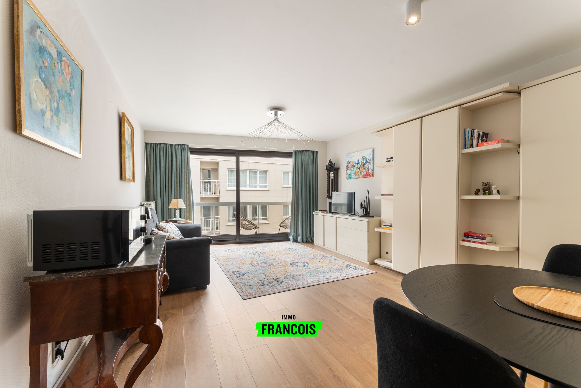 Studio met zijdelings zeezicht pal in centrum Oostende - foto 1