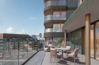 Residentie Lux’or is de naam van het toonaangevend wooncomplex bestaande uit 25 luxueuze appartementen met leefterrassen op het Koning...