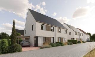 <p>Aan de rand van Harelbeke, op een rustige en groene locatie met vlotte verbinding naar Kortrijk, verrijst een nieuw woonproject met 26 kwaliteitsvolle woningen. Deze eigentijdse verkaveling brengt het beste van twee werelden samen: een ontspannen, residentiële omgeving en een uitstekende bereikbaarheid van scholen, winkels en belangrijke uitvalswegen.<br /><br /><strong>Hedendaags en energiezuinig wonen</strong><br /><br />De woningen, zowel halfopen als rijwoningen, worden gebouwd volgens de huidige energienormen en uitgerust met moderne technieken zoals ventilatie D, vloerverwarming, warmtepomp en zonnepanelen. Hierdoor geniet je van een duurzame, comfortabele en energiezuinige thuis die klaar is voor de toekomst.<br /><br />Met bewoonbare oppervlaktes tussen de 122 en 162 m² en standaard vier slaapkamers biedt elke woning een doordachte indeling waarbij leefruimte, licht en functionaliteit centraal staan. Een carport bij elke woning en een grote, centrale groenzone binnen de verkaveling vormen extra troeven voor wie houdt van ruimte en rust.<br /><br /><strong>Een thuis die bij je past</strong><br /><br />De woningen worden volledig afgewerkt en bieden ruime keuzemogelijkheden in materialen en afwerking. Hierdoor kun je je nieuwe woonst vormgeven in de stijl die bij jou past, binnen het comfort van een sleutel-op-de-deur aanpak.<br /><br /><strong>Ideaal voor gezinnen en rustzoekers</strong><br /><br />Dankzij de kindvriendelijke omgeving, de groene invulling van het project en de perfecte balans tussen rust en nabijheid van stedelijke voorzieningen, is dit woonproject ideaal voor gezinnen, starters en iedereen die waarde hecht aan hedendaags wooncomfort in een aangename, open buurt.<br /><br /><span><strong>6% BTW mogelijk voor lot 16 &amp; 17!</strong></span><br /><br />Indien u vrijblijvend een bezoek wenst aan het project, neem dan zeker contact met Immo Beguin via emiel@immobeguin.be</p>