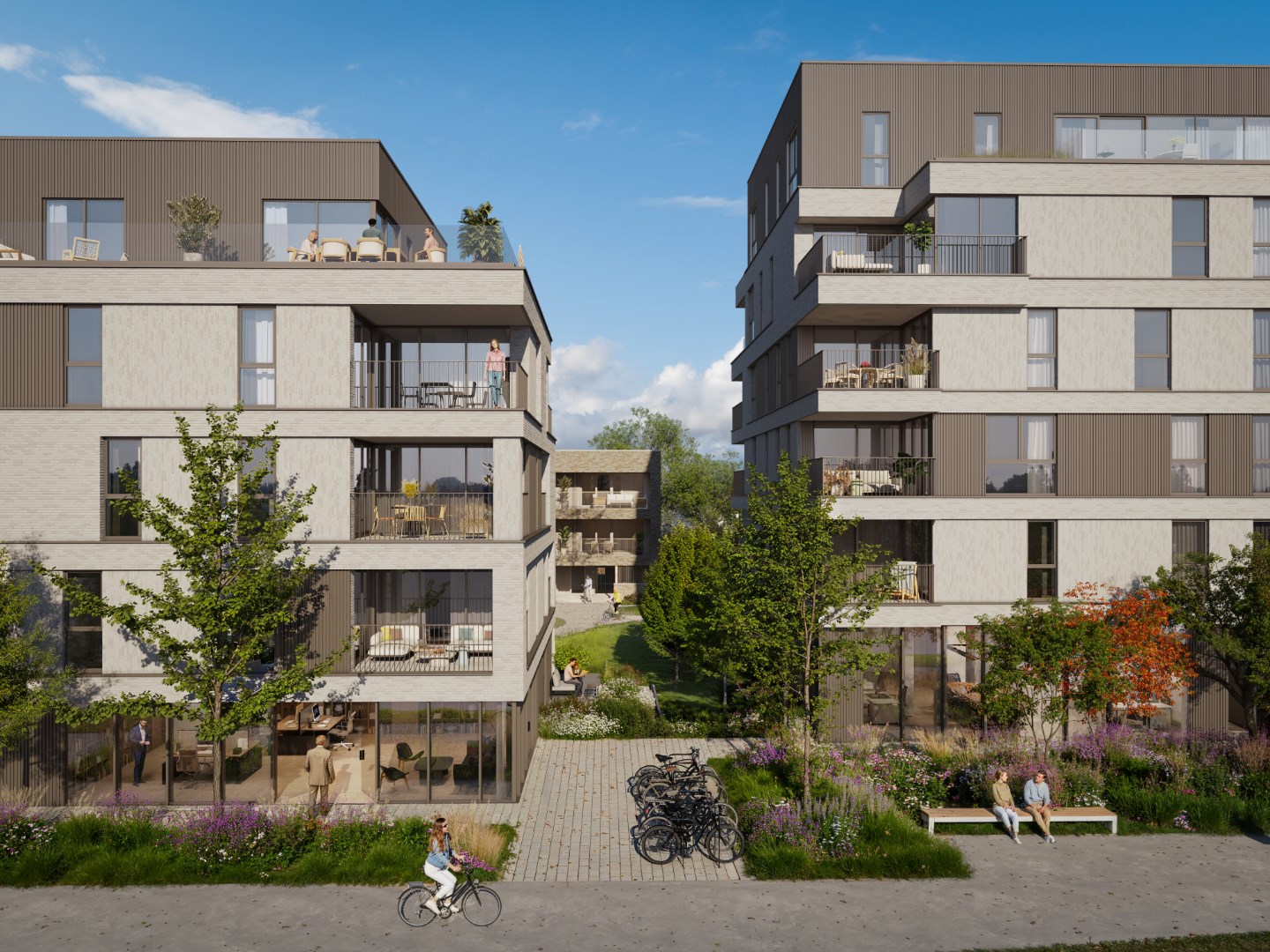 Energiezuinig nieuwbouwappartement met 3 slaapkamers en terras in nieuwbouwproject de Kloostertuiin. - foto 2