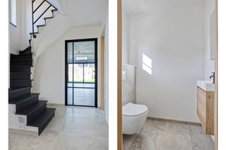 Te koop: moderne halfopen bebouwing in Blaasveld.
<p> </p>

<p>Deze prachtige nieuwbouw (bouwjaar 2025) is afgewerkt met hoogwaardige materialen en biedt een energiezuinige leefomgeving dankzij zonnepanelen, airco en een warmtepomp. Met vier slaapkamers en een ruime indeling is dit de ideale gezinswoning. De ligging combineert rust met vlotte bereikbaarheid.</p>

<p> </p>

<p>Belangrijkste ruimtes:<br />• Ruime woonkamer en eetkamer met veel lichtinval<br />• Moderne open keuken met inductiekookplaat, oven, microgolfoven, vaatwasser, koelkast en ingemaakte kasten<br />• Vier ruime slaapkamers met airco en vloerverwarming.<br />• Badkamer met inloopdouche, ligbad en dubbele wastafel in meubel<br />• Twee toiletten met handenwasser<br />• Berging met aansluitingen voor wasmachine en droogkast<br />• Garage met sectionale poort<br />• Terras en ruime tuin</p>

<p> </p>

<p>Troeven:<br />• Prachtige nieuwbouw met hoogwaardige materialen<br />• Zonnepanelen, airco en warmtepomp<br />• Veel ruimte voor comfortabel wonen</p>

<p> </p>

<p>Neem vandaag nog contact op met je ERA-makelaar voor een bezoek.</p>

<p> </p>

<p>JOUW DROOMHUIS. ZO GEVONDEN!</p>