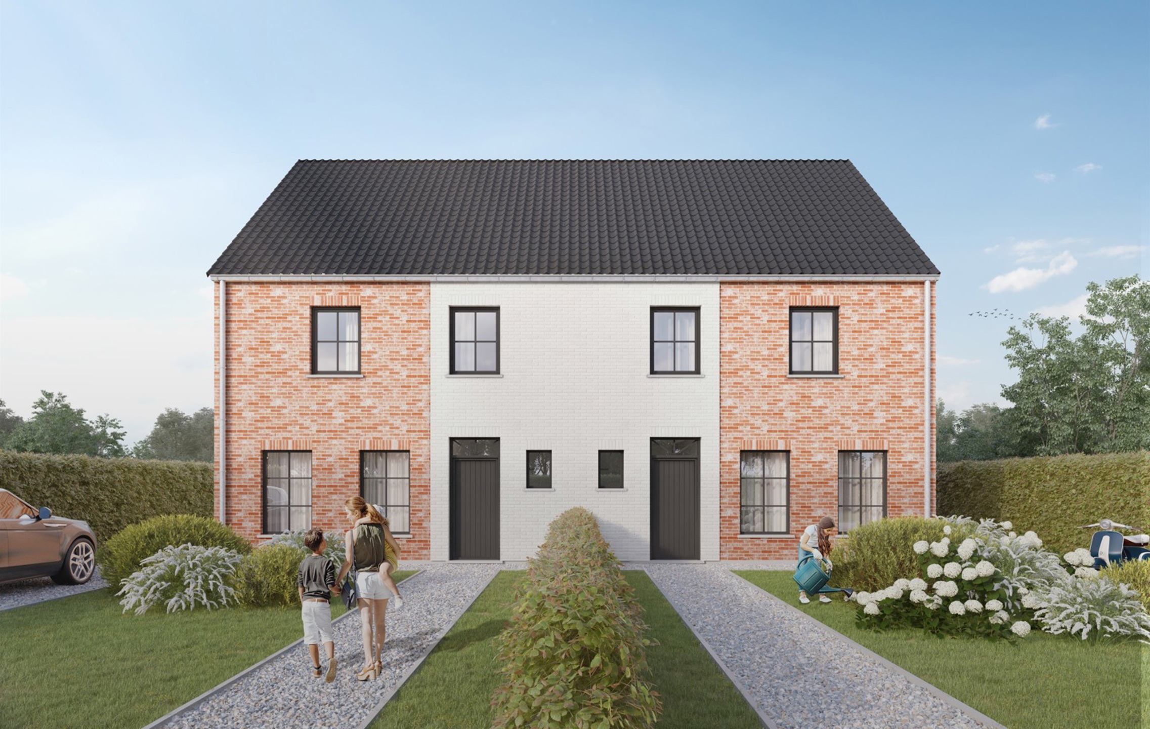 Halfopen nieuwbouwwoning met tuin in Sint-Denijs-Westrem - foto 3