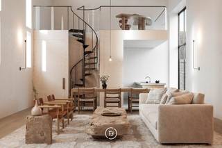 Nestled in the heart of Bruges is a historic site that, after years of vacancy, is receiving an exceptional new purpose. A former monastery is being transformed into a new residential area with a unique signature. The monastery is being respectfully converted into a high-class residential project, with the original heritage elements being integrated into the contemporary architecture in a refined manner. The project includes apartments, houses, and an exclusive chapel loft. The private garden of 5,000 m² in the center of Bruges makes Karmel a truly unique entity.<br /><br />All residential units are finished with high-quality materials, and there is a strong focus on sustainability, including geothermal heat pumps, solar panels, and rainwater recovery.<br /><br />The neo-Gothic chapel is being reworked into a special loft using a box-in-the-box concept, while preserving the original experience of the chapel. The large window in the kitchen offers a beautiful view of the extensive garden, while a spiral staircase provides access to a higher office space. On the other side, there is a closed construction with the master bedroom and bathroom on the ground floor. Upstairs, there are two additional bedrooms and a second bathroom. The chapel loft impressively illustrates how heritage and modern living quality can go hand in hand. The rich history here is given a new purpose as a contemporary living space.<br /><br />The loft has an area of 182 m² and includes a 16 m² terrace. There are three bedrooms, two bathrooms, and a spacious living area with an open kitchen.<br /><br />Multiple apartments are available within the project. If you would like more information, feel free to contact us.<br /><br />Link to website: https://www.karmelbrugge.be/