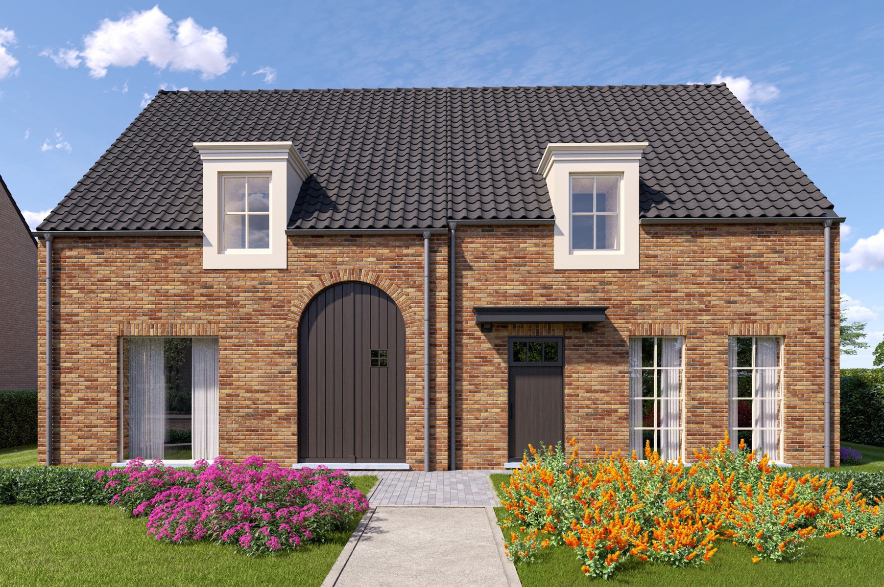 HOB (3slk) van 168m² met ZW-terras, tuin en carport - foto 1