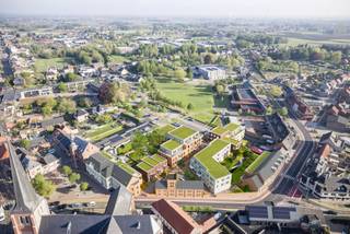 LANCERING NIEUWBOUWPROJECT DE ZEVENSTER TE RETIE CENTRUM <br />Een nieuwe, energiezuinige realisatie in het centrum van Retie<br /><br />Gelegen aan de Markt en het gemeentepark van Retie heeft De Zevenster een optimale ligging in het centrum.<br />De ideale bereikbaarheid, vlakbij openbaar vervoer, winkels en park op effectieve wandelafstand zijn enkele troeven van deze realisatie.<br />De nieuwe Fase 2 binnen het project bestaat uit 15 appartementen, 2 handelspanden en 3 woningen dewelke verdeeld werden over drie gebouwen wat een aangenaam en kleinschalig gevoel geeft: ‘De Brouwerij’ grenst aan het groene binnengebied van het project, De ‘Limonat’ grenst aan het gemeentepark en ‘De Ster’ ligt langs de Kerkhofstraat.<br />Aan de binnenzijde (tussen de Brouwerij – Limonat en De Ster) wordt een gemeenschappelijke binnentuin aangelegd die de groene long binnen het project vormt. Deze rustzone/binnentuin kan gebruikt worden door de eigenaars.<br />De oppervlaktes variëren van 71 m² tot 132 m², allen met een ruim privatief terras voor wie maximaal wil genieten van comfort zowel binnen als buiten. Alle appartementen zijn optimaal voorzien van ruimte en licht dankzij de grote raampartijen en hebben 1, 2 of 3 slaapkamers. <br />"De Zevenster" is gelegen in het bruisende centrum van Retie.<br />Bent u op zoek naar een nieuwbouw BEN-appartement dat luxueus is afgewerkt met kwalitatieve materialen, dan is dit project zeker interessant. <br />U kiest natuurlijk de volledige afwerking mee in samenspraak met de klantenbegeleider en de bouwheer volgens het lastenboek waarbij we steevast streven naar perfectie en waarde voor uw geld. <br />Wees er snel bij en kom eens langs om kennis te maken met dit nieuw project te Retie!<br /><br />"De Zevenster – Fase 2":<br />* Ideale centrum ligging <br />* Lichtrijke, ruime appartementen dankzij grote raampartijen<br />* Tijdloos bouwwerk <br />* Hoogwaardige & kwalitatieve afwerking volgens uitgebreid lastenboek<br />* BEN-norm en een grote energetische performantie<br />* Collectieve, prachtig aangelegde tuin voor de bewoners<br />* Balansventilatie<br />* Vloerverwarming<br />* Afwerking op maat met alleen maar kwaliteitsmaterialen<br />* Ondergrondse privatieve parking