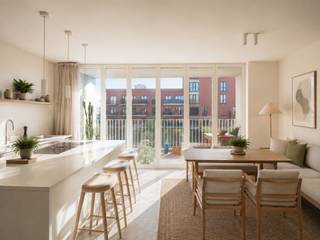 <strong>Luxueus 1-slaapkamerappartement met EPC A-score en zonnig terras aan de Nieuwe Dokken</strong><br /><br /><em>Voor meer informatie of bezoekaanvragen, mail naar info@carloeggermont.be</em><br /><br />Dit <strong>hoogwaardig afgewerkte nieuwbouwappartement</strong> maakt deel uit van een <strong>innovatief cohousingproject</strong> aan de <strong>Nieuwe Dokken</strong>, op <strong>wandelafstand van het centrum van Gent</strong> en met <strong>zicht op het water</strong> en het levendige Dok Noord.<br /><br />Het appartement is gelegen op de<strong> tweede verdieping</strong> en beschikt over een <strong>lichtrijke leefruimte met een high-end keuken met keukeneiland voorzien van al het hedendaags comfort</strong>. De <strong>slaapkamer sluit aan op een luxueuze badkamer</strong> met <strong>inloopdouche</strong>. Het ruime, <strong>zonnige terras</strong> biedt een <strong>open zicht op park, stad en water.</strong><br /><br />Het c<strong>ohousingconcept combineert comfortabel privéwonen</strong> met een uitgebreid <strong>aanbod aan gedeelde faciliteiten</strong>, waaronder een <strong>gemeenschappelijke leefruimte</strong> met volledig <strong>uitgeruste keuken</strong>, <strong>coworkingruimte</strong>, <strong>atelier</strong>, <strong>wasplaats</strong>, <strong>fietsenstalling</strong>, <strong>extra bergruimte</strong> en een indrukwekkende <strong>daktuin van ca. 400 m²</strong>. Deze voorzieningen creëren een <strong>sterke gemeenschapsbeleving</strong>, met <strong>behoud van privacy en rust.</strong><br /><br />Daarnaast is het appartement <strong>aangesloten op een warmtenet</strong> en scoort het uitzonderlijk op vlak van <strong>energiezuinigheid</strong> met een<strong> EPC A – 32 kWh/m²/jaar</strong>.<br /><br /><strong>Een uniek en toekomstgericht woonaanbod op een absolute toplocatie in Gent.</strong><br /><br /><em>Voor meer info of bezoekaanvragen, mail naar info@carloeggermont.be<br />VERKOOP ONDER REGISTRATIERECHTEN</em>