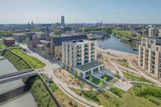 In het prestigieuze nieuwbouwproject D'Île Malines, gelegen aan de Ouwen Dokstraat 31 bus 103 te Mechelen, vindt u dit instapklare appartement met...