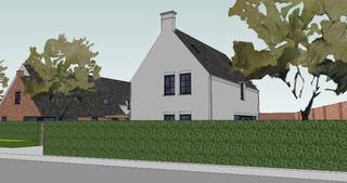 Ontdek deze nieuw te bouwen villa op een ruim perceel van 879,61 m² in Klein Nazareth, De Pinte, een landelijke gemeente met vlotte bereikbaarheid...