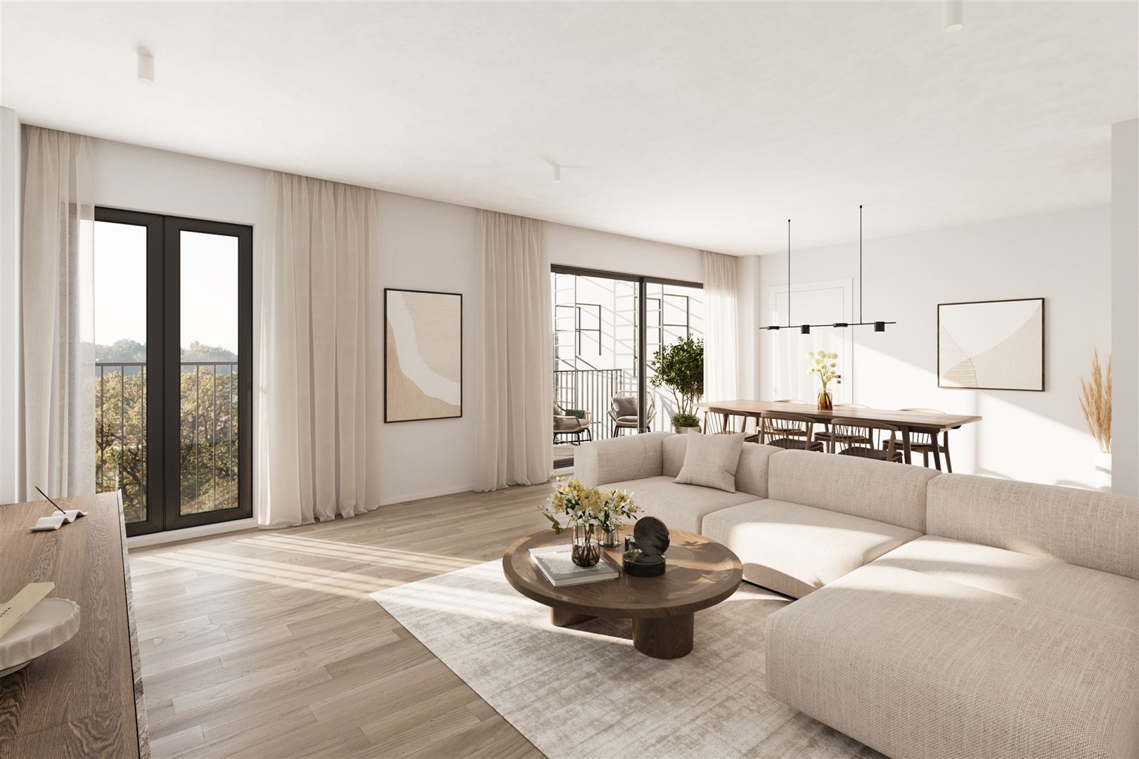 Nieuwbouwappartement op toplocatie met 2 slaapkamers en terras - foto 2