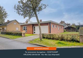 OPENDEURDAG OP VRIJDAG 29 MEI 2026 tussen 15u00 en 18u00 ( op afspraak)Verzorgde bungalow gelegen op een rustige en gegeerde locatie en biedt een...