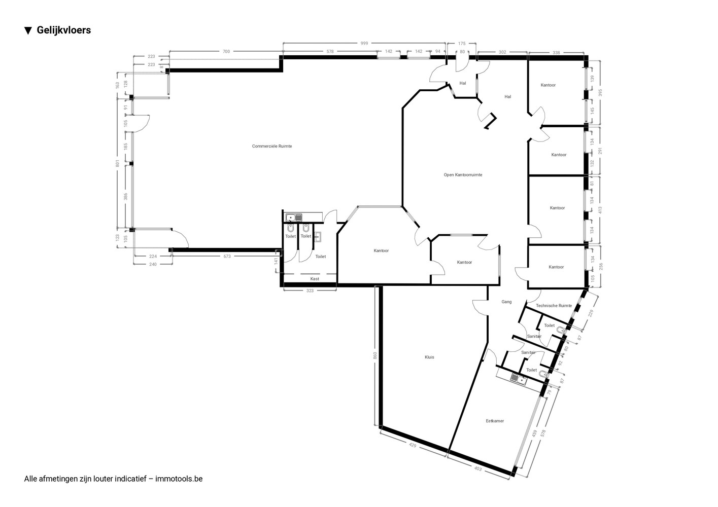 HANDELSGELIJKVLOERS MET PARKING - foto 3