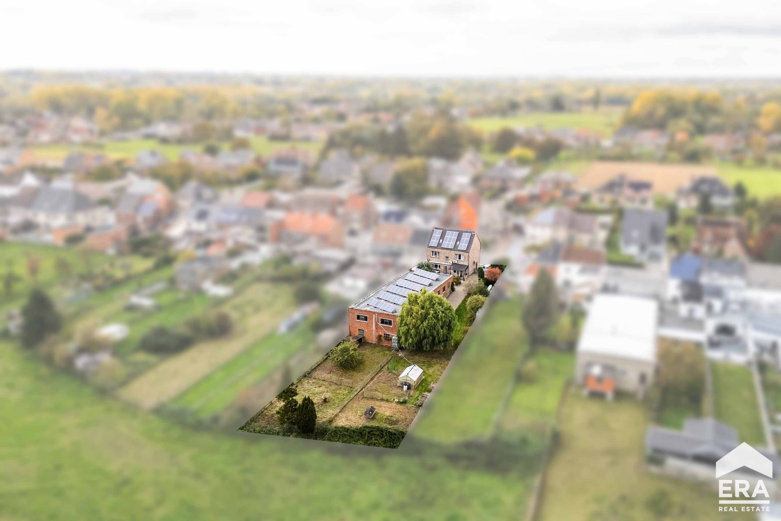 Woning met loods (469m²), aparte bureauruimte en groen zicht - foto 2