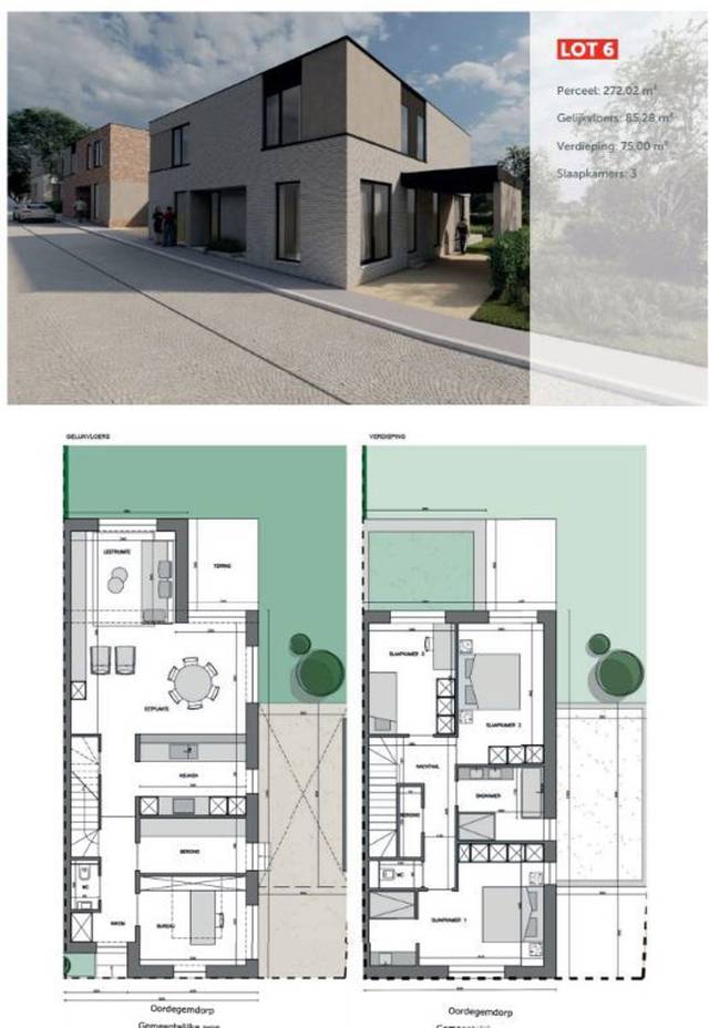 Projet à vendre à Oordegem