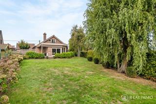 <strong>Deze stevige en ruime alleenstaande woning is gelegen op een mooi perceel van 908 m² en biedt met maar liefst 234 m² bewoonbare oppervlakte</strong> heel wat ruimte en mogelijkheden.<br />Dankzij de praktische indeling, met onder meer twee slaapkamers en een badkamer op het gelijkvloers, leent de woning zich perfect tot gelijkvloers wonen.<br />Ook voor wie wonen en werken wenst te combineren, bijvoorbeeld door de uitoefening van een vrij beroep, biedt deze eigendom interessante mogelijkheden.<br />De zuidgerichte tuin met terras en het aangename uitzicht op het achterliggende landelijke gebied maken het plaatje compleet!<br /><br /><u><strong>INDELING</strong></u><br />Gelijkvloers: inkomhal met gastentoilet, ruime geïnstalleerde keuken, berging, lichtrijke leefruimte met zicht op de tuin, twee volwaardige slaapkamers, badkamer en ruime inpandige garage met tweede toilet.<br />Eerste verdieping: nachthal, dressing en twee bijkomende ruime slaapkamers.<br />Verder beschikt de woning over een droge staankelder, een kruipkelder onder de volledige woning en een praktische bergzolder boven de garage.<br />Ook buiten heeft deze eigendom heel wat te bieden. Zo geniet u van een mooi aangelegde tuin met zuidgericht terras op een perceel van 908 m².<br />Vooraan de woning is bovendien ruime private parkeergelegenheid voorzien op eigen terrein.<br /><br /><u><strong>TECHNISCH</strong></u>
<ul>
	<li>Perceeloppervlakte: 908 m²</li>
	<li>Bewoonbare oppervlakte: 234 m²</li>
	<li>Centrale verwarming op aardgas </li>
	<li>Elektrische installatie deels vernieuwd</li>
	<li>Dubbele beglazing (deels vernieuwd)</li>
	<li>EPC-label D - geen renovatieverplichting</li>
</ul>
<br /><u><strong>TROEVEN</strong></u>

<ul>
	<li>Instapklaar</li>
	<li>Alleenstaand</li>
	<li>Ruime oppervlaktes</li>
	<li>4 slaapkamers</li>
	<li>Mogelijkheid tot gelijkvloers wonen</li>
	<li>Ruime inpandige garage</li>
	<li>Zuidgerichte tuin en terras</li>
	<li>Kruipkelder onder de volledige woning</li>
	<li>Geen renovatieverplichting</li>
</ul>
<br /><u><strong>CONTACT</strong></u><br />Interesse in deze ruime eigendom met tal van mogelijkheden?<br />Contacteer Aaron voor meer informatie of een bezoek ter plaatse via 0471 / 89 28 25 of aaron@real-immo.be.