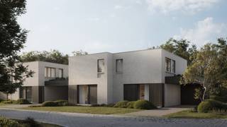 In dit nieuwe parkdomein in Kalmthout worden in totaal 17 woningen gerealiseerd, waarvan 7 hedendaagse woningen met een strakke architectuur en warme houten accenten. De woningen combineren een stijlvolle uitstraling met hedendaags wooncomfort en beschikken over een leefruimte met open keuken, 3 slaapkamers, een privatieve tuin en een carport/garage.<br /><br />Elke woning wordt afgewerkt met kwalitatieve materialen en voorzien van vloerverwarming, een energiezuinige warmtepomp en zonnepanelen (EPC-label A). Bovendien krijgt u nog inspraak in de afwerking en inrichting van uw toekomstige woning.<br /><br />Rustig gelegen nabij de Kalmthoutse Heide, winkels, scholen, fietsostrade en stations. De ideale combinatie van groen wonen en een vlotte bereikbaarheid.<br /><br />Prijzen vanaf 522.000 euro (exclusief kosten).<br /><br />Neem vandaag nog contact met ons op zodat u als eerste de beste keuze heeft binnen het beschikbare aanbod!