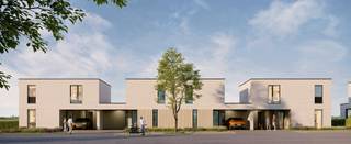 In de Elstarstraat, vlakbij de groene fruitvelden en in een zeer rustige omgeving, staat een nieuw aanbod woningen te koop. Er zijn slechts 6 woningen beschikbaar. Deze huizen bieden moderne, tijdloze architectuur en pure rust. Kies jouw favoriete stijl en beleef het comfort van een volledig nieuwe woning in deze exclusieve fase.<br /><br />Lot 142 is een halfopen bebouwing met 3 slaapkamers en een grondoppervlakte van 304 m². De woning beschikt over een berging en carport.<br /><br />Zie jij jou en je gezin graag thuiskomen in Bilzen Bivelenhof? Contacteer vrijblijvend onze sales consultant Marisa Marasco op 089 68 05 37 of via mail marisa.marasco@matexi.be.