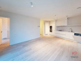 BRUSSEL, in de recente residentie RIVA, tegenover Tour & Taxi en vlakbij het Noordstation, prachtig appartement met 2 slaapkamers van ±90m²...